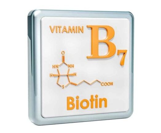 Biotin in the spray Verdexedil